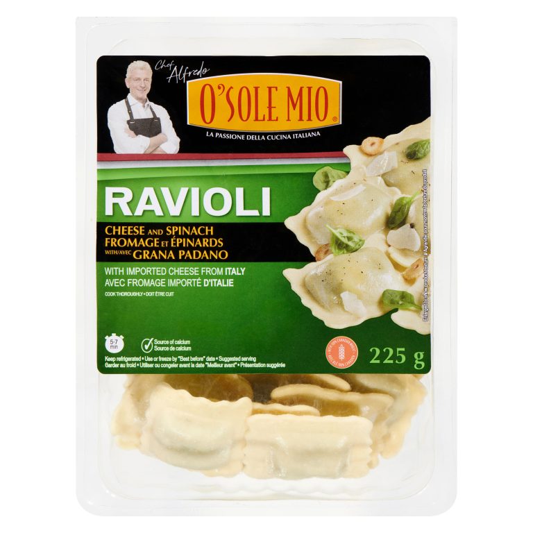 Ravioli cheese and spinach