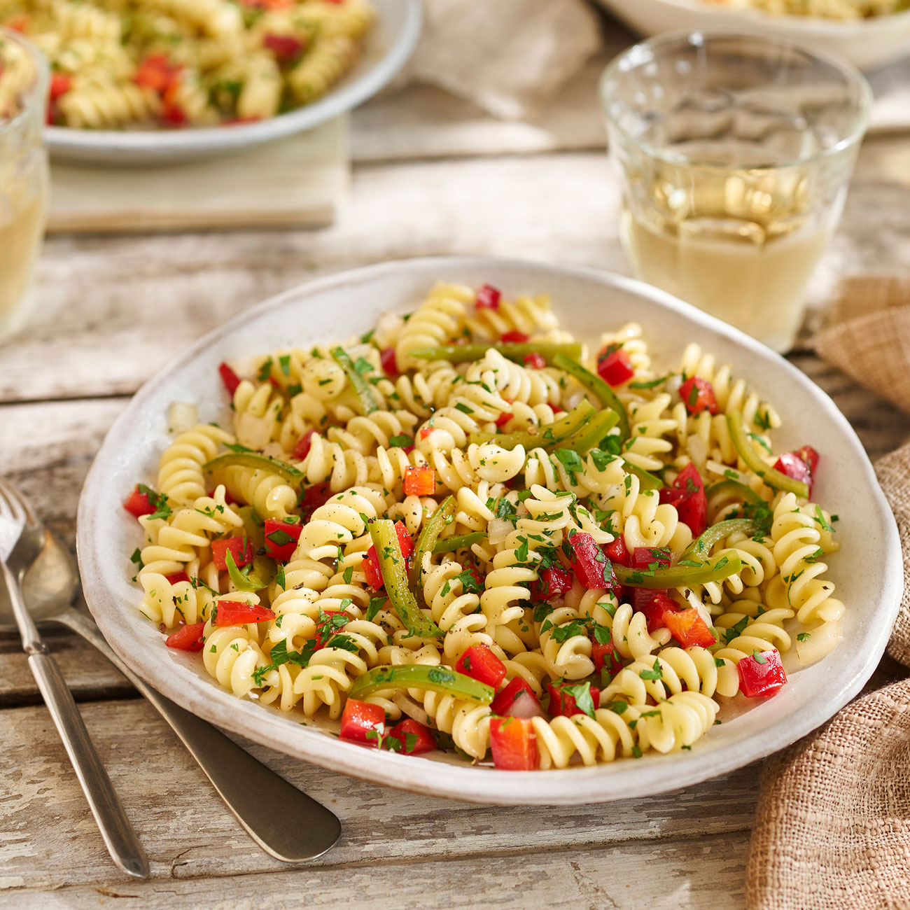 Light Summer Rotini Pasta