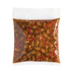 Grilled Green Olives, Pitted